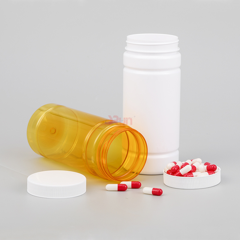 High-integrity PE pharmaceutical jars are used for professional Nutrition Jars, including a reinforced plastic cap and a high-barrier seal liner.